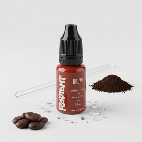 Radiant Colors Brown Kahverengi Dövme Boyası 0,5oz - 15ml