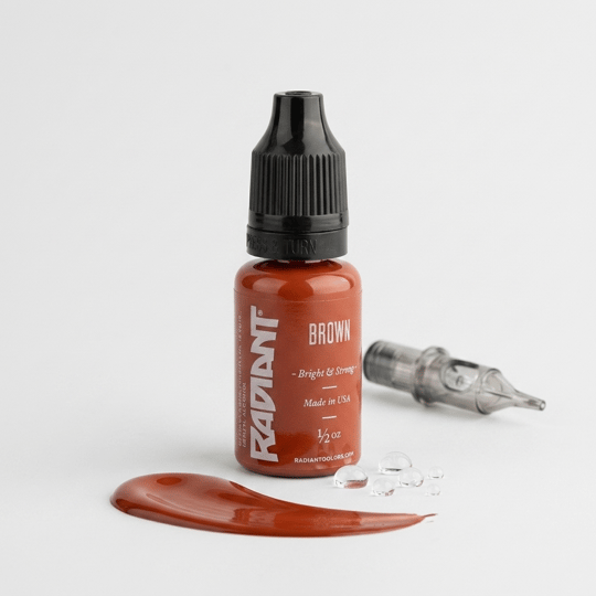 Radiant Colors Brown Kahverengi Dövme Boyası 0,5oz - 15ml
