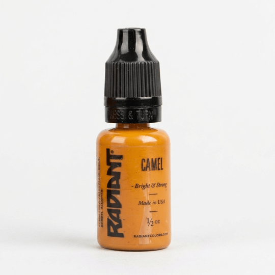 Radiant Colors Camel Açık Kahverengi Dövme Boyası 0,5oz - 15ml