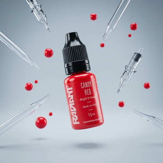 Radiant Colors Candy Red Kırmızı Dövme Boyası 0,5oz - 15ml