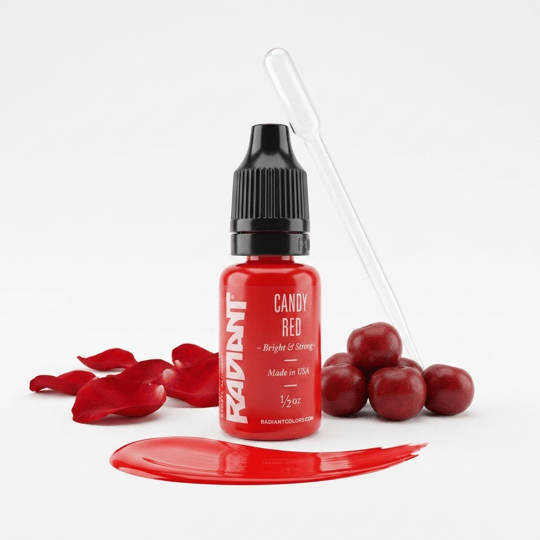 Radiant Colors Candy Red Kırmızı Dövme Boyası 0,5oz - 15ml