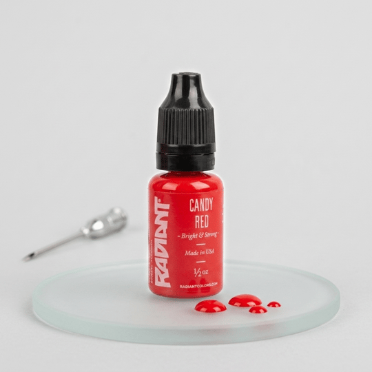 Radiant Colors Candy Red Kırmızı Dövme Boyası 0,5oz - 15ml