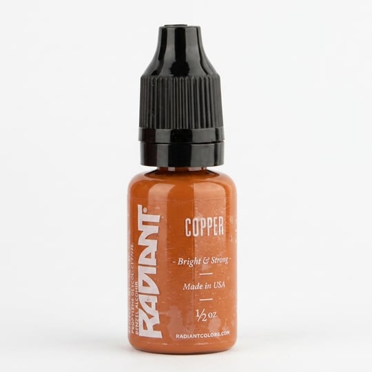 Radiant Colors Copper Bakır Tonlu Kahverengi Dövme Boyası 0,5oz - 15ml