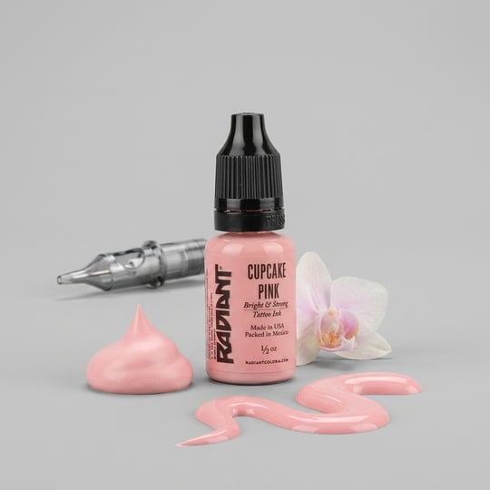 Radiant Colors Cupcake Pink Pastel Pembe Dövme Boyası 1/2oz - 15ml