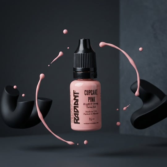 Radiant Colors Cupcake Pink Pastel Pembe Dövme Boyası 1/2oz - 15ml