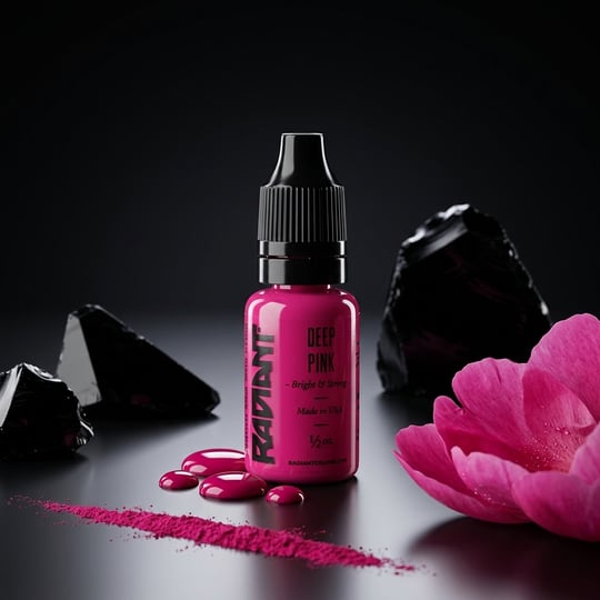 Radiant Colors Deep Pink Koyu Pembe Dövme Boyası 1/2oz - 15ml