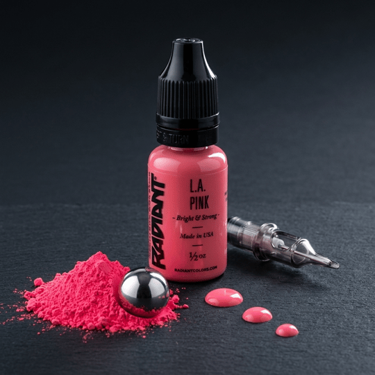 Radiant Colors LA Pink Pembe Dövme Boyası 0,5oz - 15ml