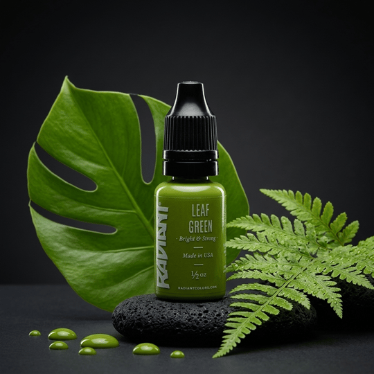 Radiant Colors Leaf Green Yeşil Dövme Boyası 0,5oz - 15ml