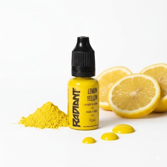 Radiant Colors Lemon Yellow Limon Sarısı Dövme Boyası 0,5oz - 15ml