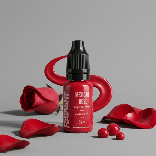 Radiant Colors Mexican Rose Kırmızı Dövme Boyası 1/2oz - 15ml