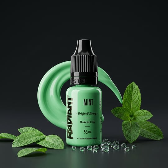 Radiant Colors Mint Nane Yeşili Dövme Boyası 1/2oz - 15ml