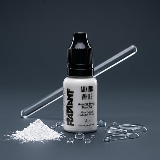 Radiant Colors Mixing White Beyaz Dövme Boyası 0,5oz - 15ml