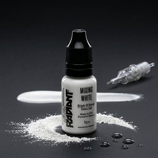 Radiant Colors Mixing White Beyaz Dövme Boyası 0,5oz - 15ml