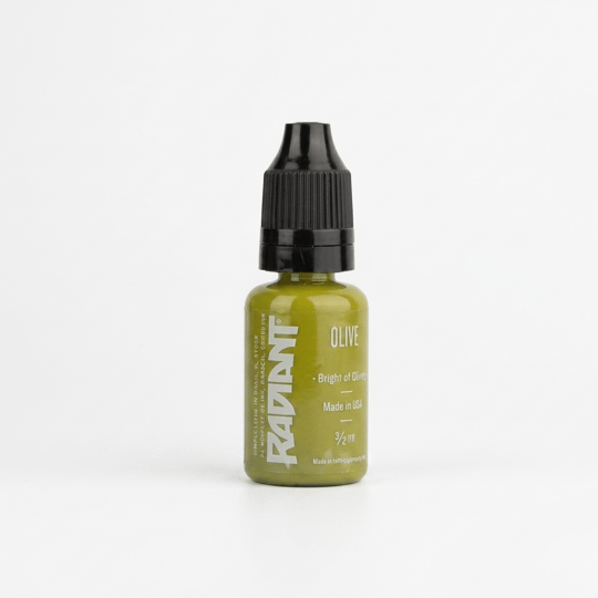 Radiant Colors Olive Zeytin Yeşili Dövme Boyası 0,5oz - 15ml