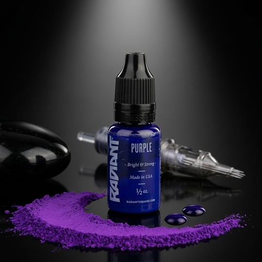 Radiant Colors Purple Mor Dövme Boyası 0,5oz - 15ml