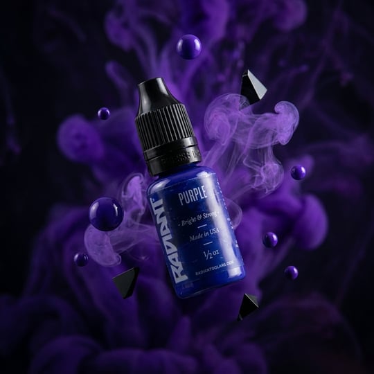 Radiant Colors Purple Mor Dövme Boyası 0,5oz - 15ml
