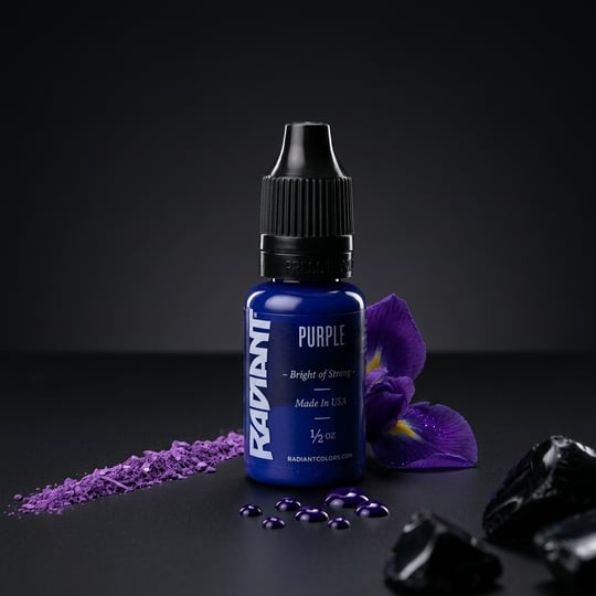 Radiant Colors Purple Mor Dövme Boyası 0,5oz - 15ml