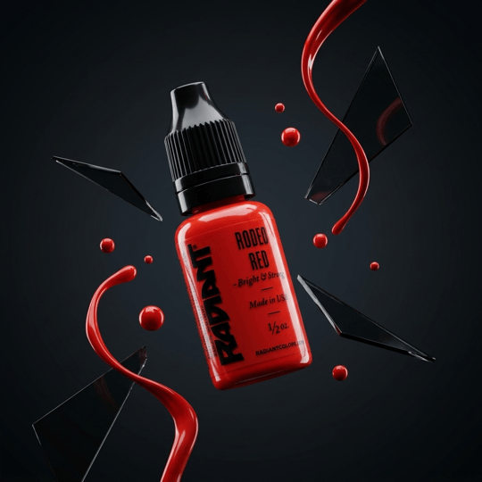 Radiant Colors Rodeo Red Kırmızı Dövme Boyası 1/2oz - 15ml
