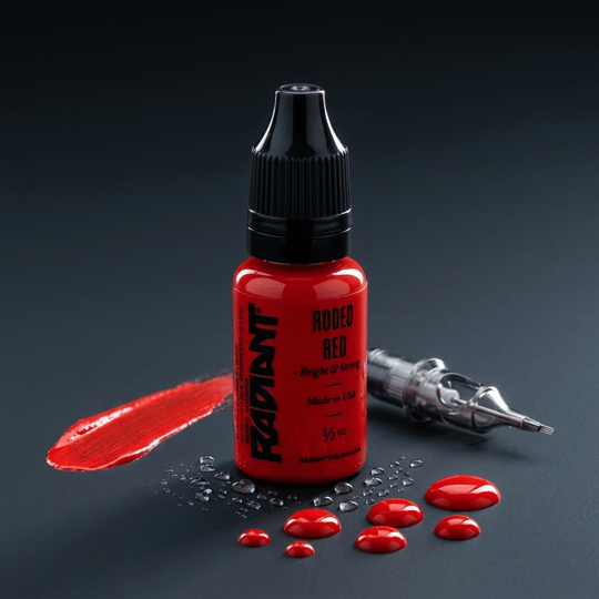 Radiant Colors Rodeo Red Kırmızı Dövme Boyası 1/2oz - 15ml