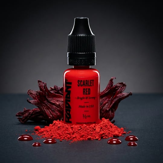 Radiant Colors Scarlet Red Kırmızı Dövme Boyası 1/2oz - 15ml