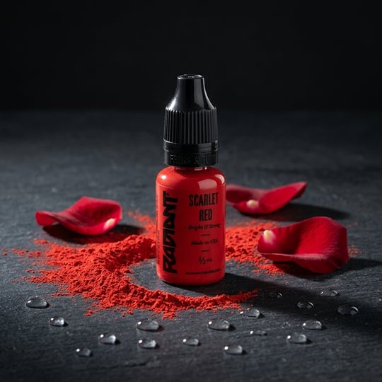 Radiant Colors Scarlet Red Kırmızı Dövme Boyası 1/2oz - 15ml