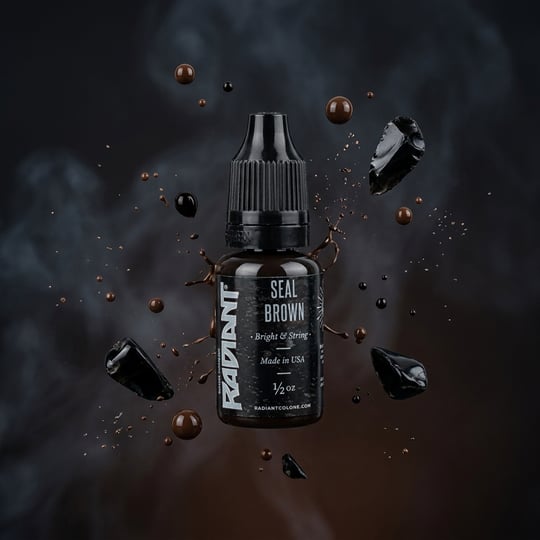 Radiant Colors Seal Brown Koyu Kahverengi Dövme Boyası 1/2oz - 15ml