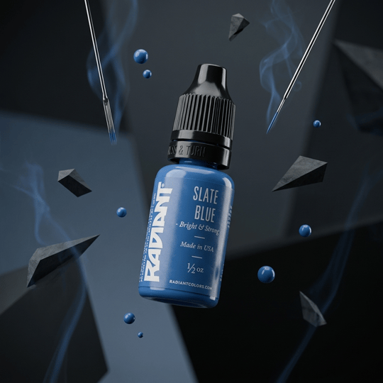 Radiant Colors Slate Blue Mavi Dövme Boyası 0,5oz - 15ml