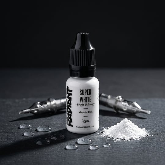 Radiant Colors Super White Beyaz Dövme Boyası 1/2oz - 15ml