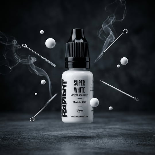 Radiant Colors Super White Beyaz Dövme Boyası 1/2oz - 15ml