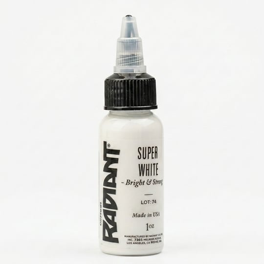 Radiant Colors Super White Beyaz Dövme Boyası 1oz - 30ml