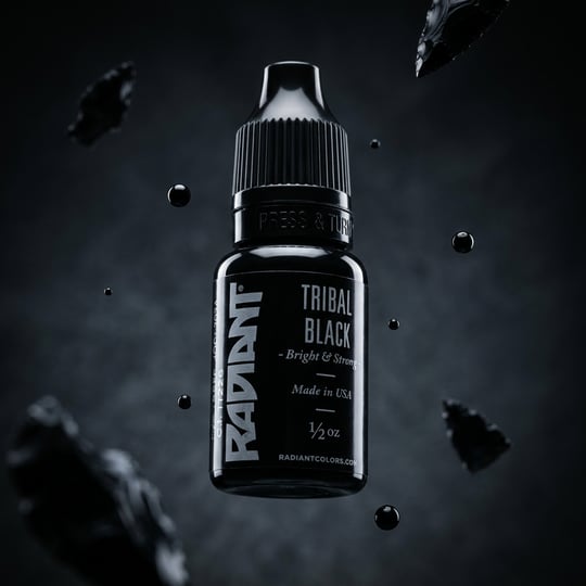 Radiant Colors Tribal Black Siyah Dövme Boyası 0,5oz - 15ml