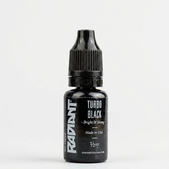 Radiant Colors Turbo Black Siyah Dövme Boyası 0,5oz - 15ml