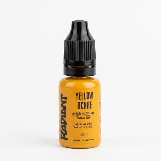 Radiant Colors Yellow Ochre Sarı Dövme Boyası 0,5oz - 15ml
