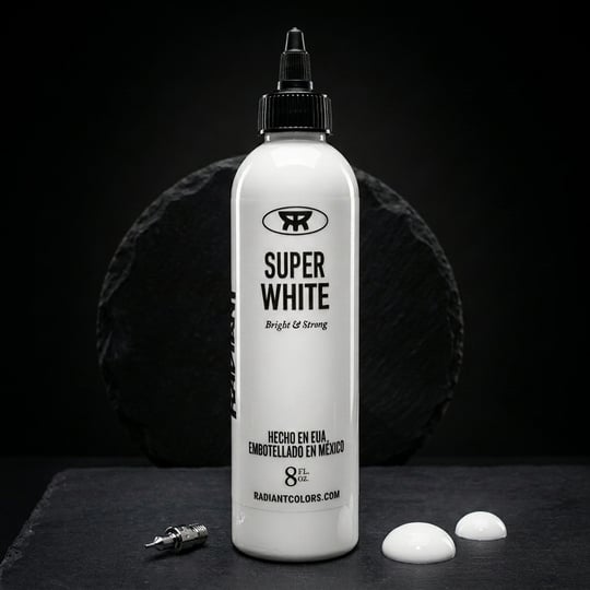 Radiant Tattoo Super White Beyaz Dövme Boyası 8oz / 240ml