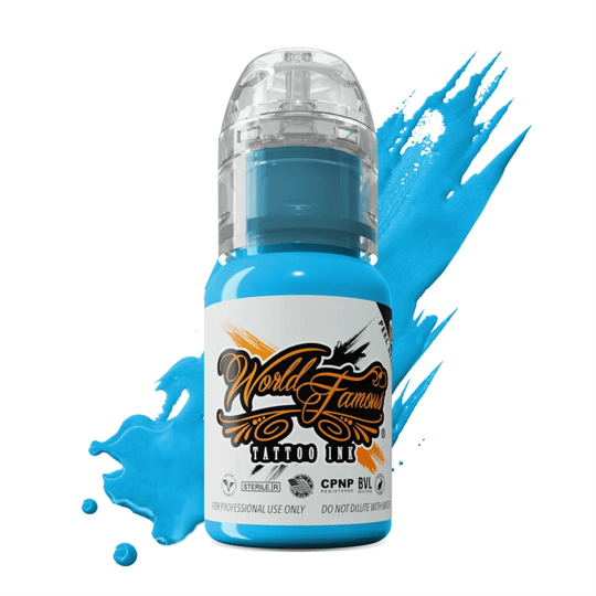 Rainbow Blue - World Famous Ink Dövme Boyası - 1/2oz/15ml