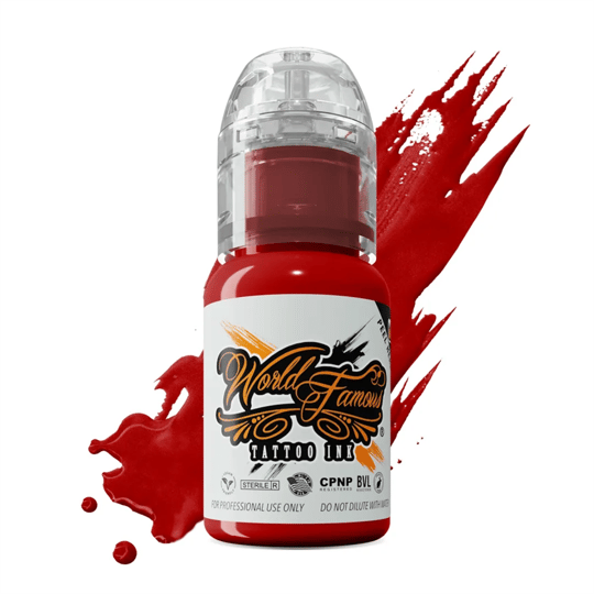 Red Hot - World Famous Ink Dövme Boyası - 1/2oz/15ml