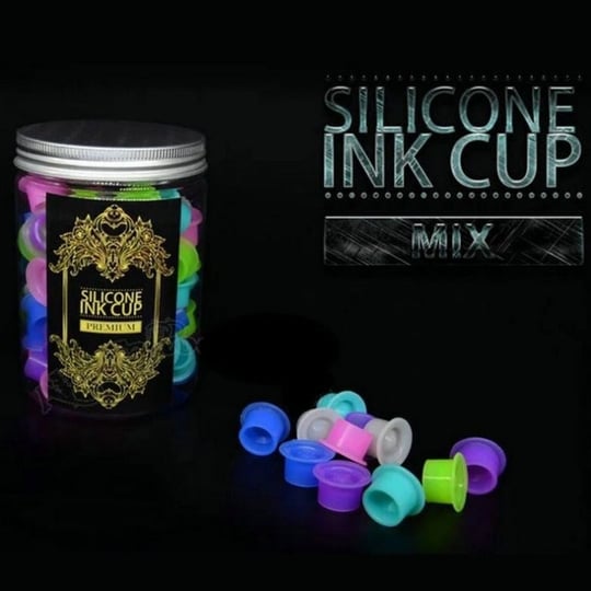 Silikon Boya Potası Karışık Renk - 22*12 mm 100 Adet