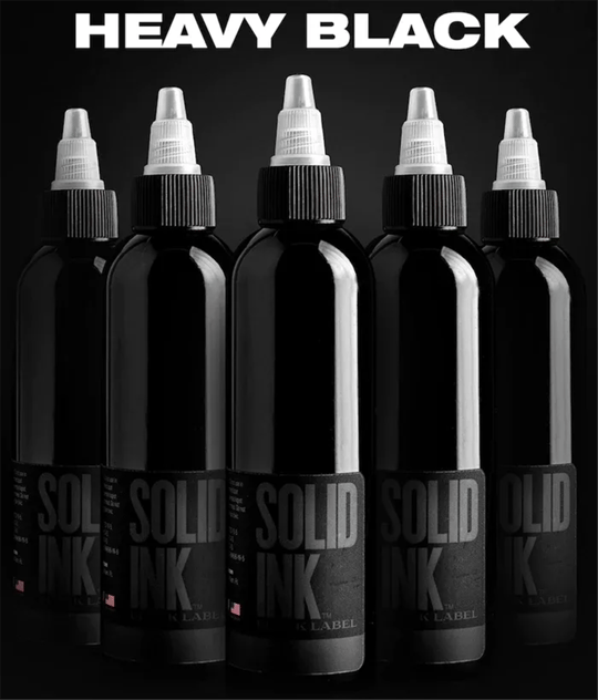 Solid Ink - Black Label Heavy Black - 1oz/30ml