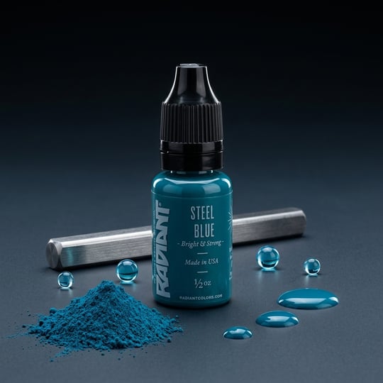 Radiant Colors Steel Blue Mavi Dövme Boyası 1/2oz - 15ml