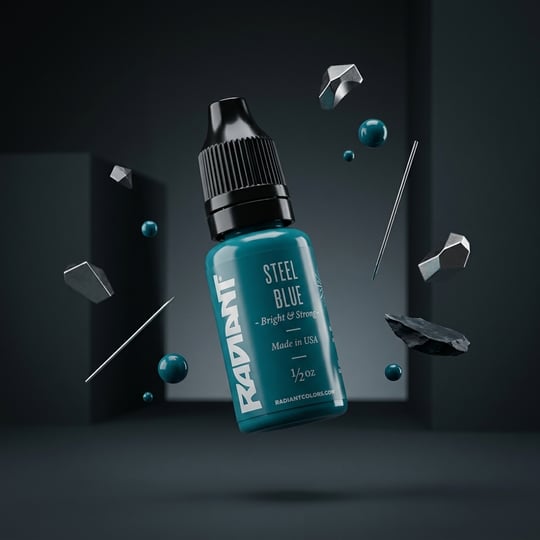 Radiant Colors Steel Blue Mavi Dövme Boyası 1/2oz - 15ml