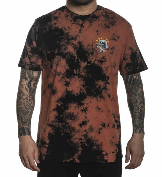 Sullen Kısa Kollu T-Shirt Standart LARGE DESENLi TURUNCU