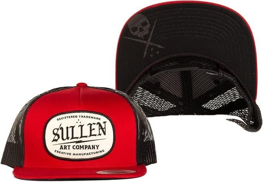 Sullen Fileli Şapka - Supply Snapback Tattoo Lifestyle Hat - Kırmızı