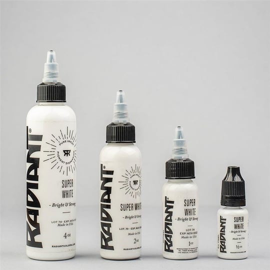 Super White - Radiant Tattoo Dövme Boyası  - 4oz/120ml