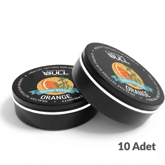 TattooBull After Care Orange Cream 50 ml 10'lu Koli | Dövme Bakım Kremi