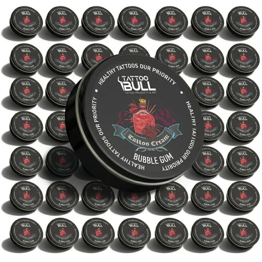 TattooBull Professional Tattoo Bubblegum Glide 50 ml - Dövme Bakım Kremi (50'li koli)