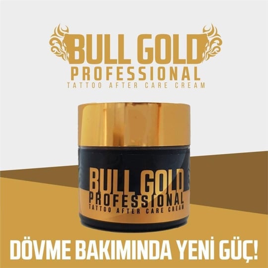 TattooBull Gold Professional Tattoo After Care Cream – Dövme Bakım Kremi (24lü Set)