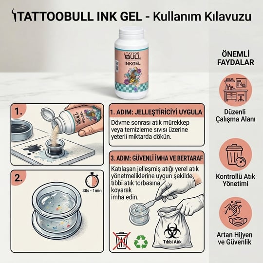 TattooBull Ink Gel Sıvı Jelleştirici