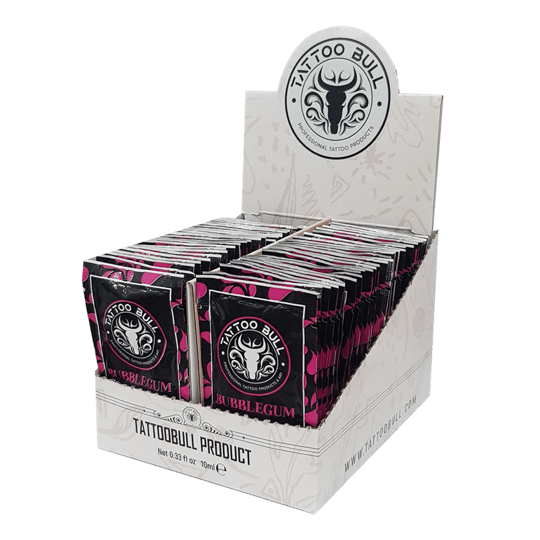 TattooBull Pink Formula Glide 10 ml - BUBBLE GUM KOKULU Şaset 60Lı Kutu