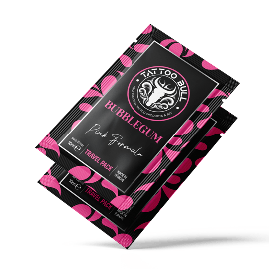 TattooBull Pink Formula Glide 10 ml - BUBBLE GUM KOKULU Şaset 60Lı Kutu