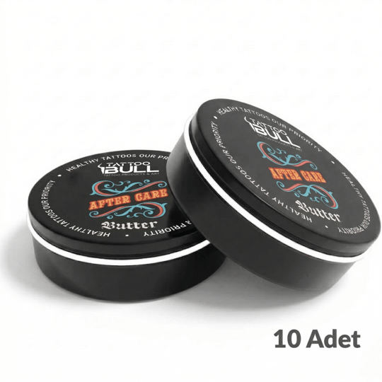 TattooBull Professional Tattoo After Care Butter 50ml 10'lu Koli - Dövme Bakım Kremi